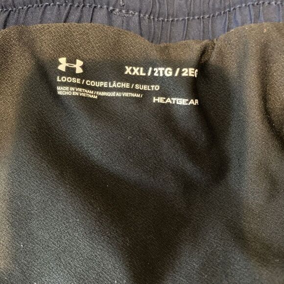 Under Armour Women’s Athleisure Elastic Waist Speed Stride Shorts Navy Size XXL - Picture 5 of 5